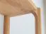 Appendiabiti | legno massiccio | rovere oliato | 7 ganci | con ripiano | colore: rovere | 63 x 22 x 36 cm | Seille 20