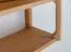 Appendiabiti | legno massiccio | rovere oliato | 7 ganci | con ripiano | colore: rovere | 63 x 22 x 36 cm | Seille 20