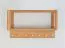 Appendiabiti | legno massiccio | rovere oliato | 7 ganci | con ripiano | colore: rovere | 63 x 22 x 36 cm | Seille 20