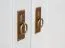 Cassettiera Jabron 01 in pino massiccio | Bianco e pino naturale | 88 x 140 x 43 cm | Stile country
