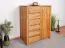 Comodà Tasman 16 in rovere selvatico massiccio oliato - Dimensioni: 112 x 80 x 45 cm (A x L x P)