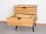 Comodino Rolleston 05 rovere selvatico oliato - Dimensioni: 57 x 50 x 41 cm (A x L x P)