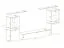 Pensile moderno Balestrand 214 | Nero/Bianco | 160 x 320 x 40 cm | Apertura push-to-open
