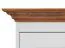 Mobile porta TV Gyronde 09 | Pino massiccio | Bianco e rovere | 53 x 111 x 53 cm