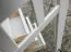 Vetrina Gyronde 17 | Pino massiccio bianco e rovere | 130 x 90 x 45 cm | Stile country elegante
