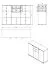 Credenza Pecini 03 | Rovere Artisan | 3 ante, 2 cassetti, 8 scomparti | Bordi ABS | 95 x 135 x 40 cm