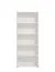 Scaffale alto Knide 09 | Bianco elegante | 5 scomparti | Bordi in ABS | 176,5 x 70 x 24,5 cm