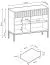 Set soggiorno Worthing 4 pezzi | Grigio, nero e oro | Design moderno ed elegante