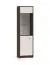 Vetrinetta "Mackenzie" 02, color rovere Dunin/cashmere lucido, maniglie: metallo, 2 ante, Sistema "Soft-Close", bordi in ABS, 55 x 40 x 195 cm