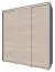 Armadio scorrevole Rabaul 41 | Rovere Sonoma | 210 x 160 x 60 cm | Design moderno e spazioso