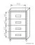 Set arredo ufficio 12 pezzi | Colore rovere e bianco | Serie Cianjur | Design moderno