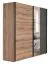 Specchio per armadio scorrevole Sabadell | Design moderno | Set 3 pezzi 214x50 cm | Compatibile con armadi SG-MA