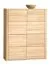 Cassettiera "Jussara" 01 | Marrone chiaro | Rovere parzialmente massello | 150 x 124 x 42 cm
