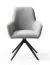 Sedia girevole Maridi 262 grigia | Design moderno | Comfort imbottito | 90 x 62 x 64 cm