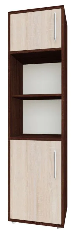 Armadio Curug 21 | Noce e Olmo | 188 x 50 x 34 cm | Design moderno e compatto