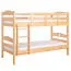Letto a castello per adulti "Easy Premium Line" K18/n, testata con fori, legno massiccio di faggio naturale - 90 x 190 cm, (L x P) divisibile