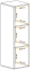 Pensile a muro Fardalen 06 nero | 120 x 30 x 30 cm | Apertura push | Design moderno