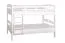 Letto a castello divisibile Easy Premium Line K19/n | Faggio massello bianco | 90 x 200 cm | Design moderno e sicuro