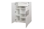 Vetrina moderna "Garim" 15 | Bianco lucido | 123 x 90 x 40 cm | Soft Close | Illuminazione LED