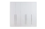Armadio guardaroba con ante battenti Siumu 24 | Bianco lucido | 226 x 232 x 60 cm | Stile moderno