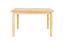 Tavolo rettangolare in pino massello naturale 001 | 75 x 120 cm x 75 | Design moderno | Robusto
