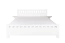 Letto king size "108", faggio massiccio, bianco, incl. rete a doghe, 180 x 200 cm
