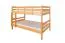 Letto a castello 120 x 200 cm per adulti "Easy Premium Line" K24/n, testiera e pediera dritte, legno massiccio di faggio naturale, laccato, divisibile
