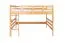 Letto a soppalco 140 x 200 cm "Easy Premium Line" K23/n, legno massiccio di faggio laccato naturale, divisibile