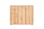 Cassettiera Camprodon 12 | Rovere Artisan | 95 x 113 x 37 cm | Design moderno e versatile
