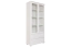 Vetrinetta Junco 32 | Pino massiccio bianco | 2 cassetti | 4 scomparti | 195 x 84 x 42 cm