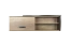 Pensile da soggiorno Sichling 11 | Cornice destra | Marrone rovere | 38 x 120 x 31 cm