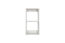 Scaffale Milo 45 bianco | Pino massello | 37 x 72 x 25 cm | Design moderno